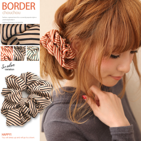 ヘアアクセサリー　シュシュ